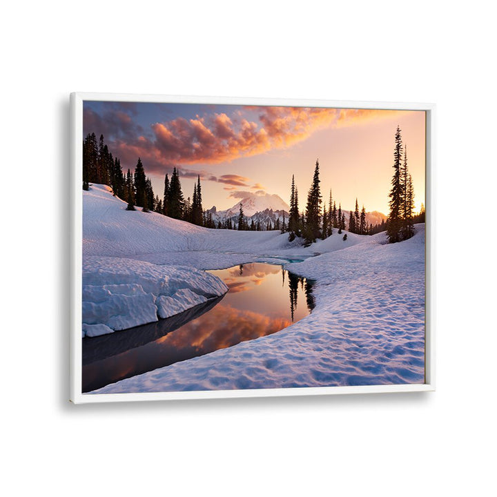 kids painting - LAKE TIPSOO IN MOUNT RAINIER by Asianmonk