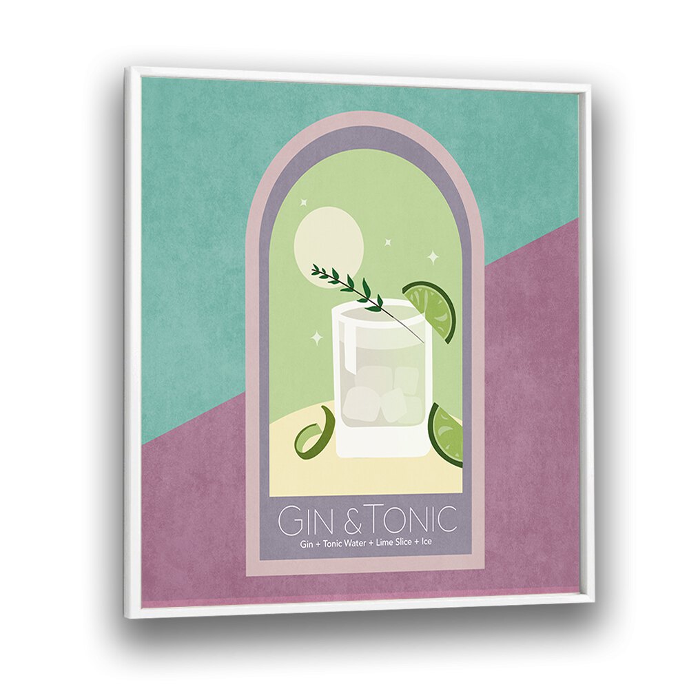 Bar Art painting - KOKTEYL GIN TONIC BY EMEL TUNABOYLU by Asianmonk