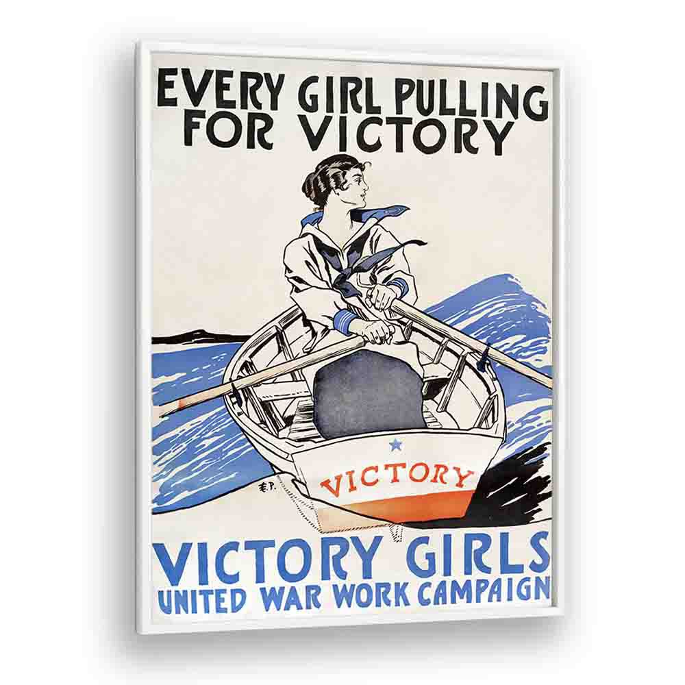 EVERY GIRL PULLING FOR VICTORY, VICTORY GIRLS UNITED WAR WORK CAMPAIGN (1918)