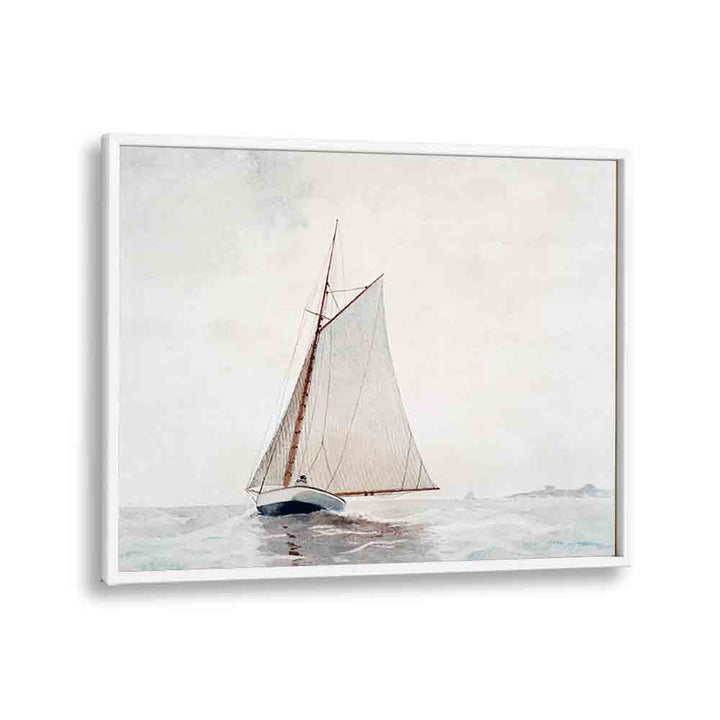  painting - SAILING OFF GLOUCESTER (CA.1880) by Asianmonk