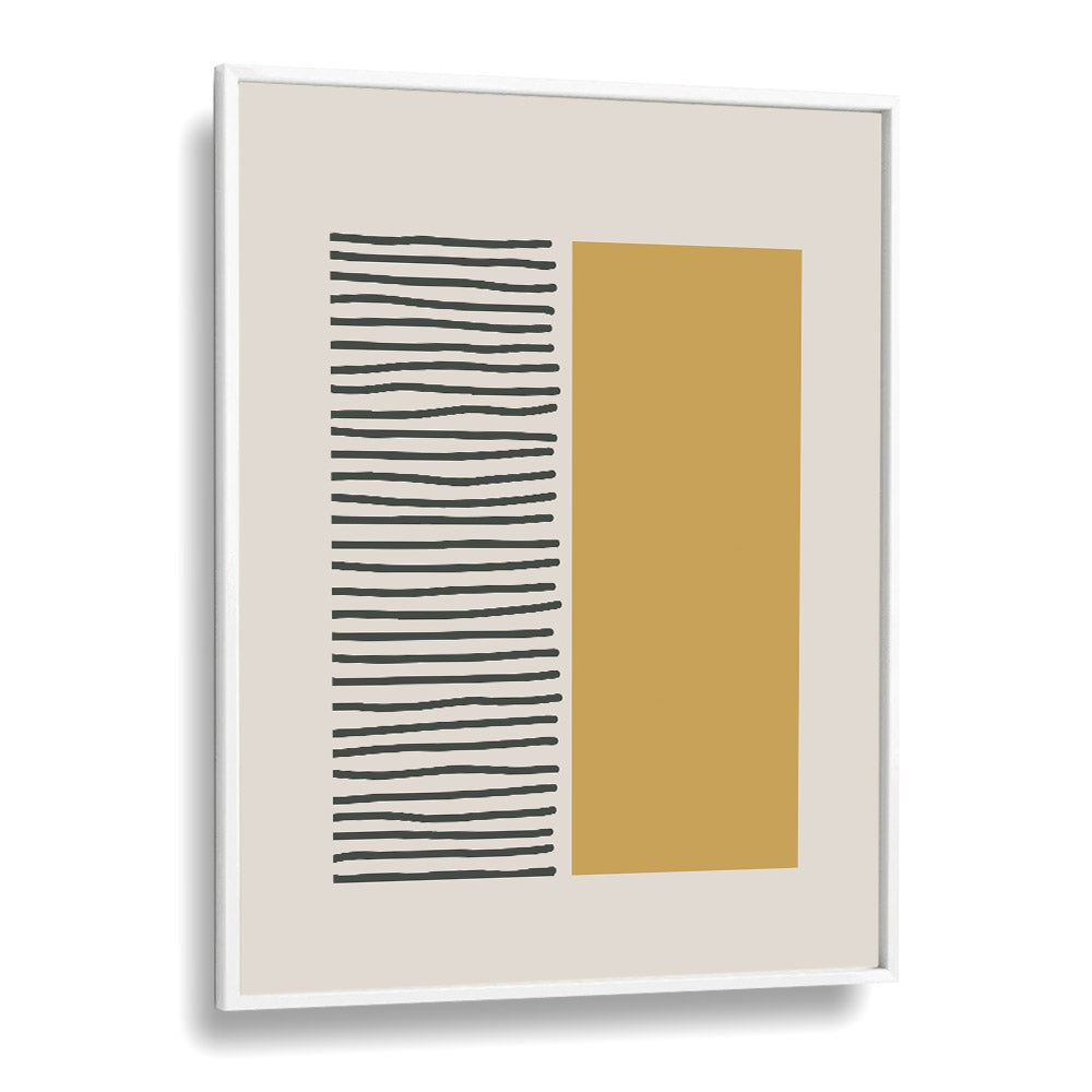 BOLD YELLOW AND BLACK STRIPES POSTER
