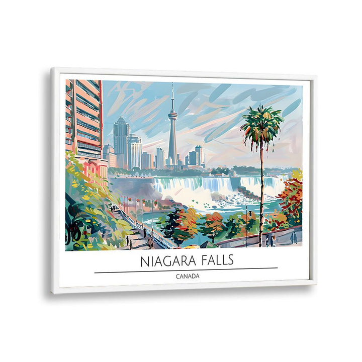 TRAVEL ART painting - NIAGARA FALLS - CANADA by Asianmonk