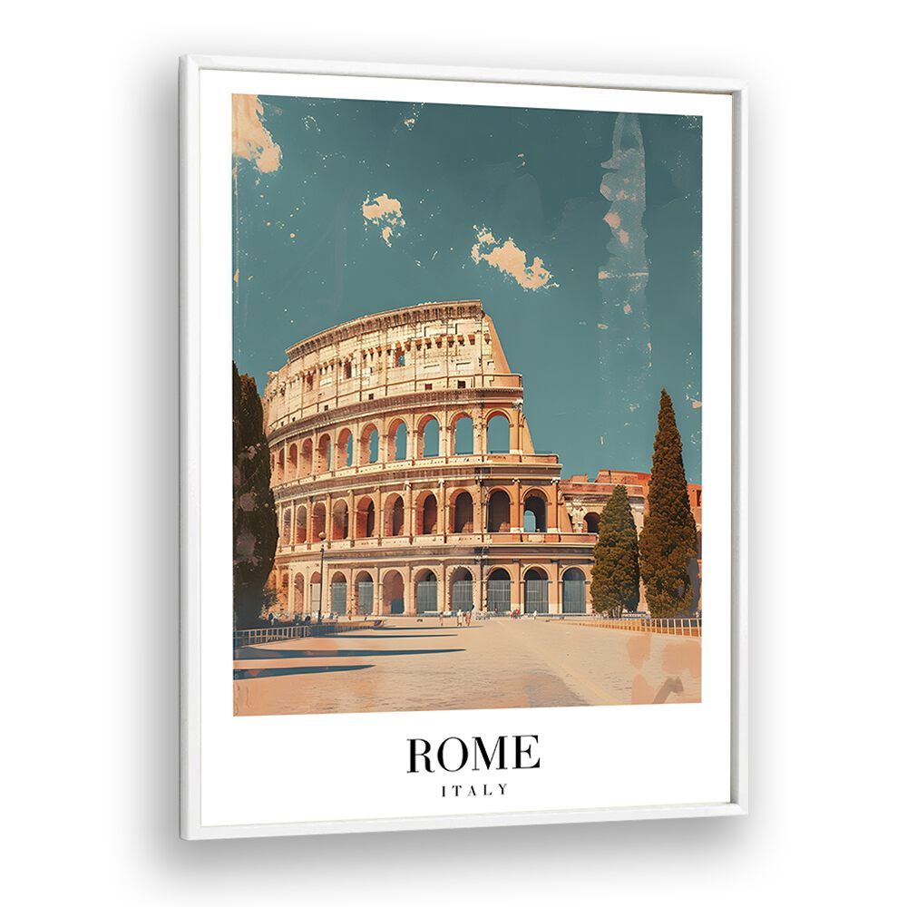 TRAVEL ART painting - ROME - ITALY I by Asianmonk