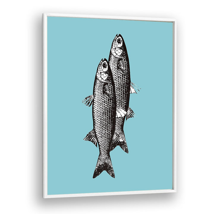 Stylish TWO FISHES, KITCHEN POSTERS add charm to your culinary space with their vibrant design.