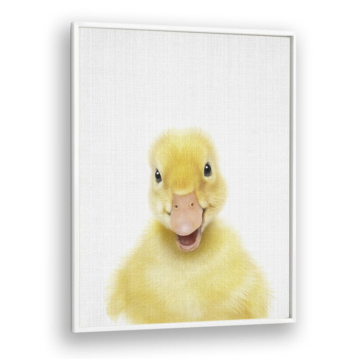 PEEKABOO BABY DUCK BY LOLA PEACOCK  , KIDS ROOM PAINTINGS , KIDS ROOM WALL ART