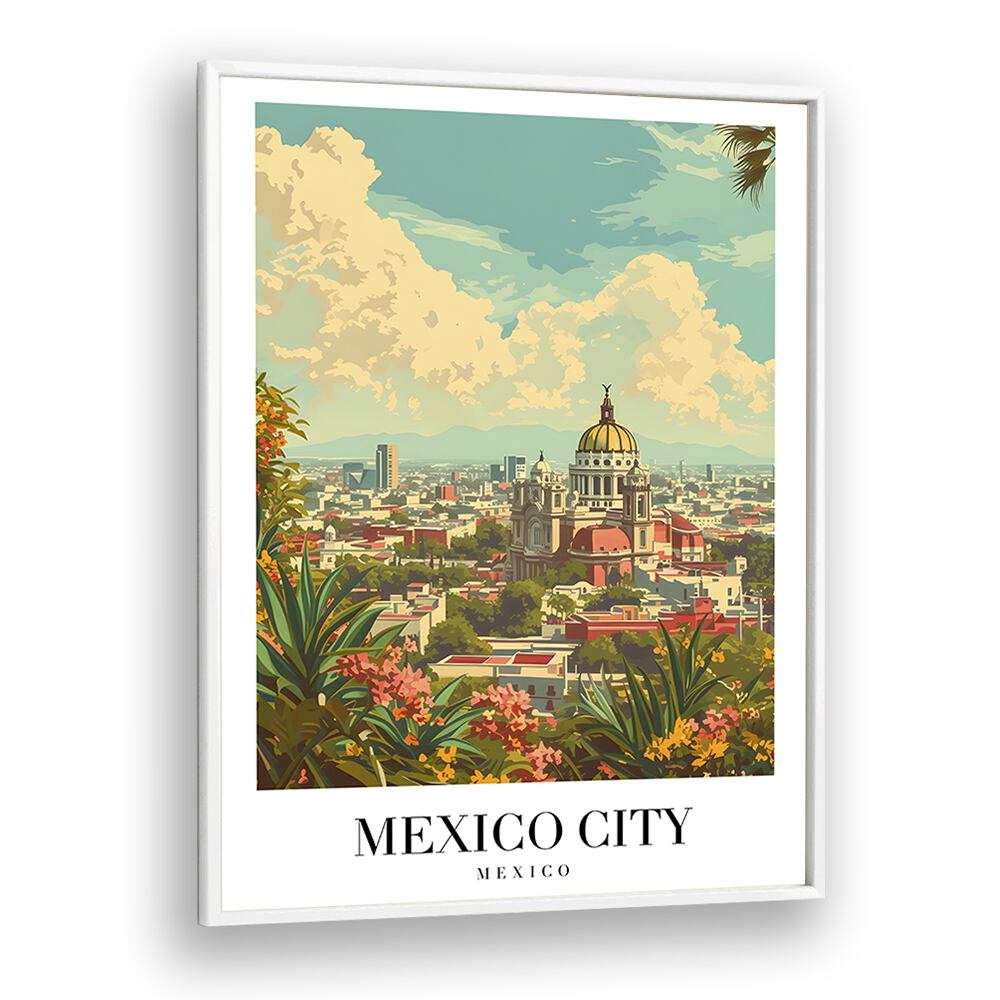 TRAVEL ART painting - MEXICO CITY - MEXICO by Asianmonk