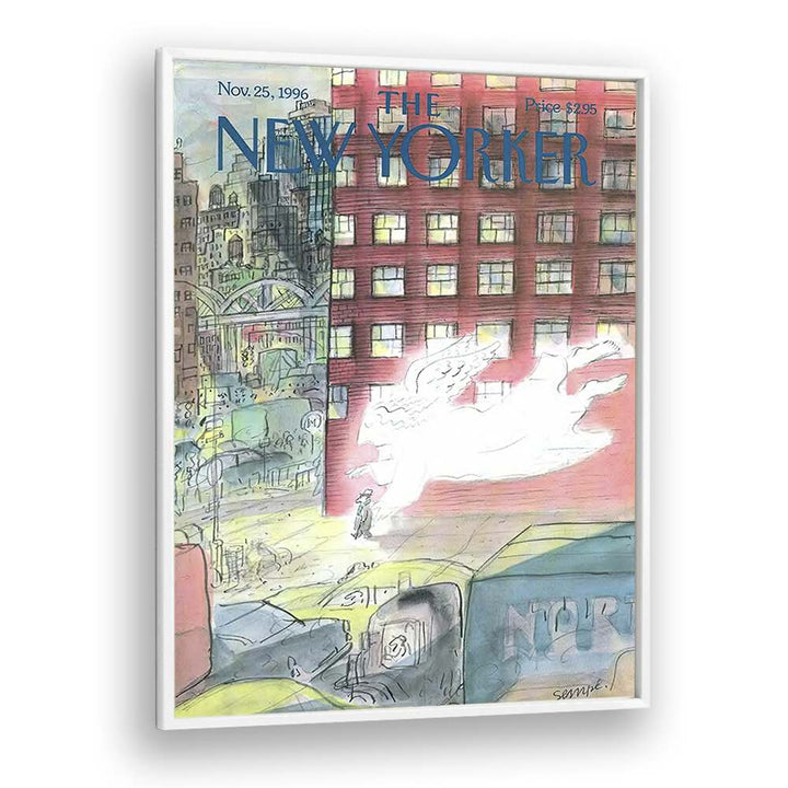 VINTAGE MAGAZINE COVER, NEW YORKER MAGAZINE POSTER - 1996 ISSUE II