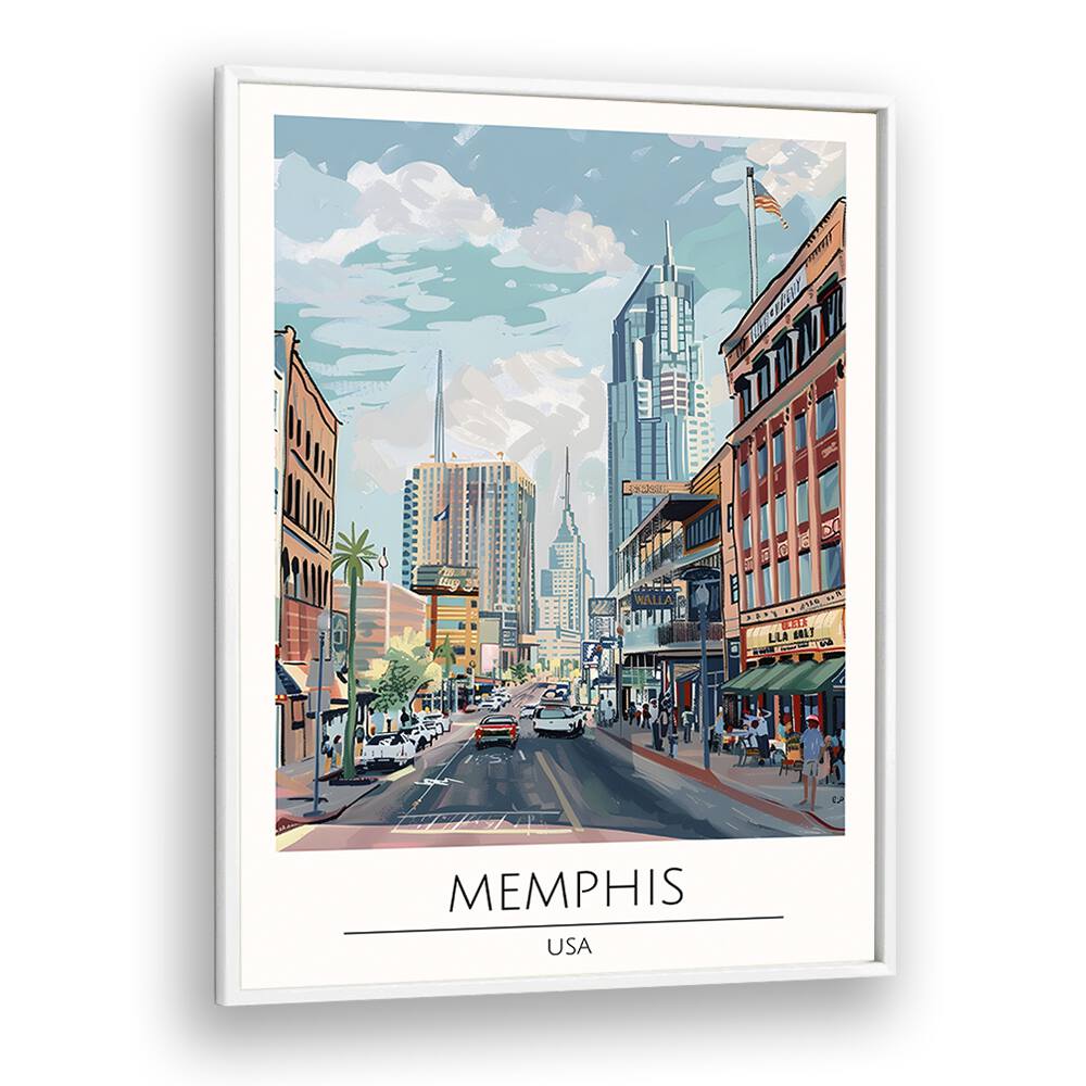 TRAVEL ART painting - MEMPHIS - USA TRAVEL ART by Asianmonk