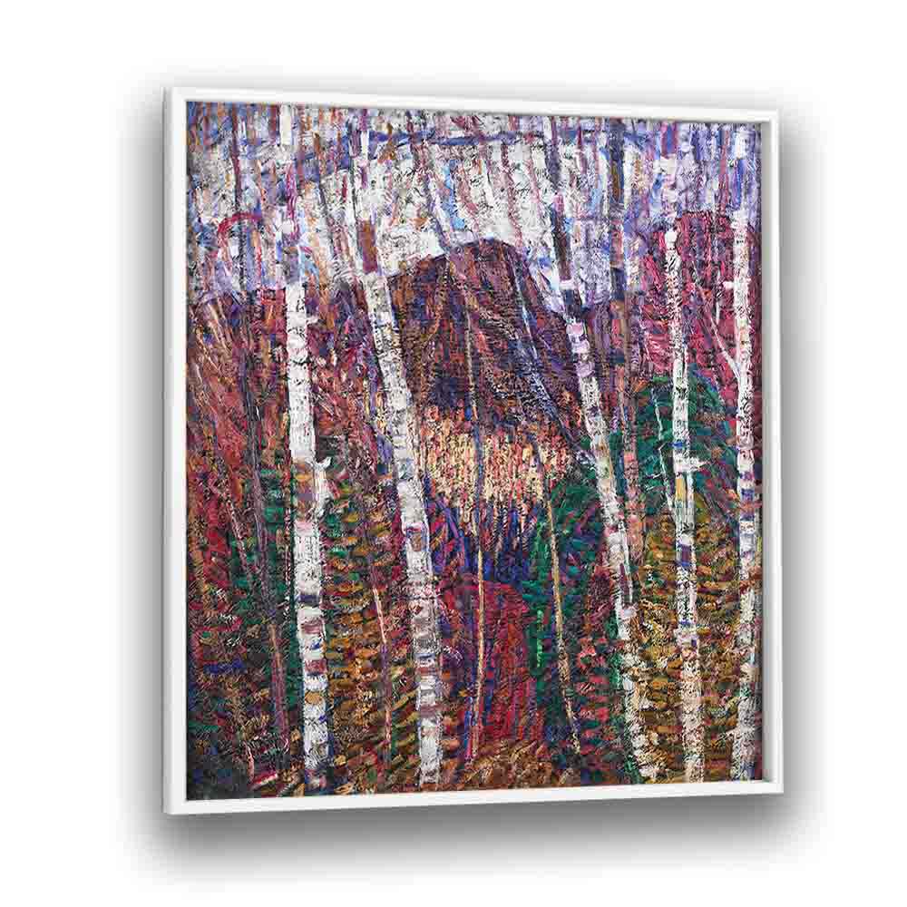 pop art painting - WHITE BIRCHES (CA. 1908) by Asianmonk