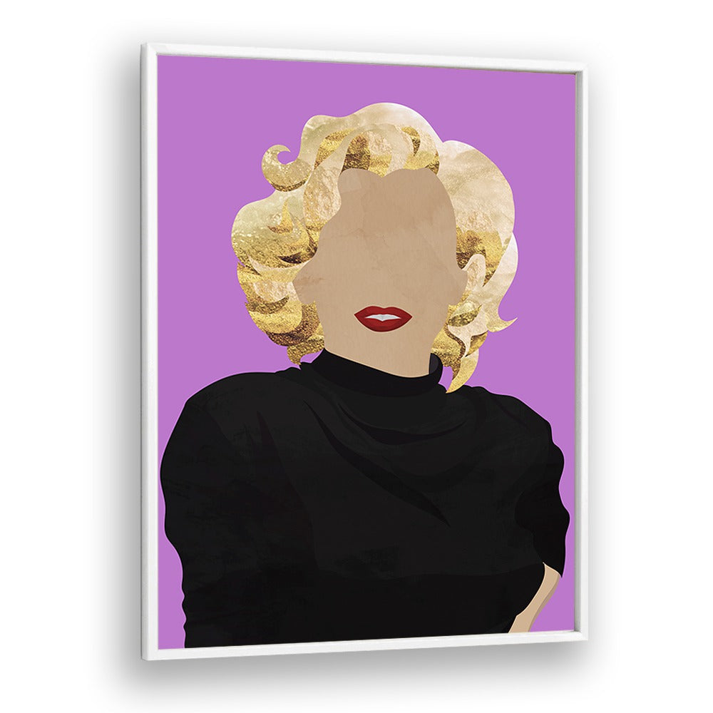 Ritvik Takkar painting - FACELESS MARILYN MONROE MODERN ART by Asianmonk