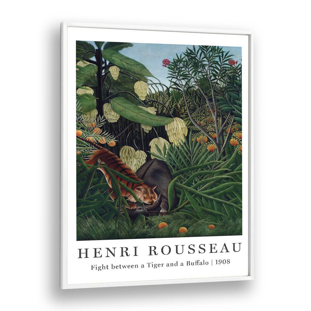 JUNGLE SYMPHONY: HENRI ROUSSEAU'S 'FIGHT BETWEEN A TIGER AND BUFFALO' (1908)