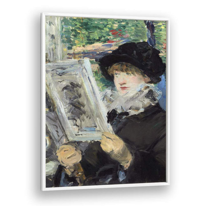 Edouard Manet painting - EDOUARD MANET (WOMAN READING) 1880 - 81 by Asianmonk