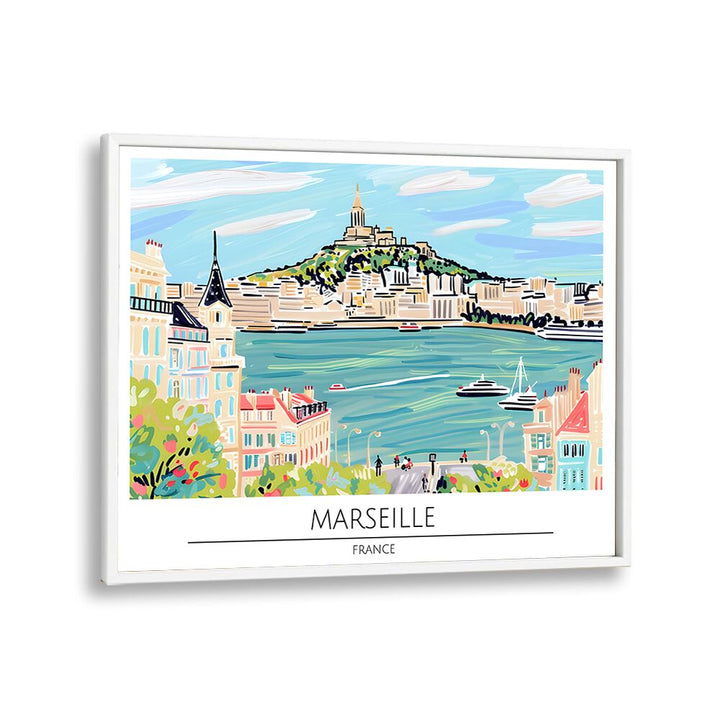 TRAVEL ART painting - MARSEILLE CITY - FRANCE by Asianmonk