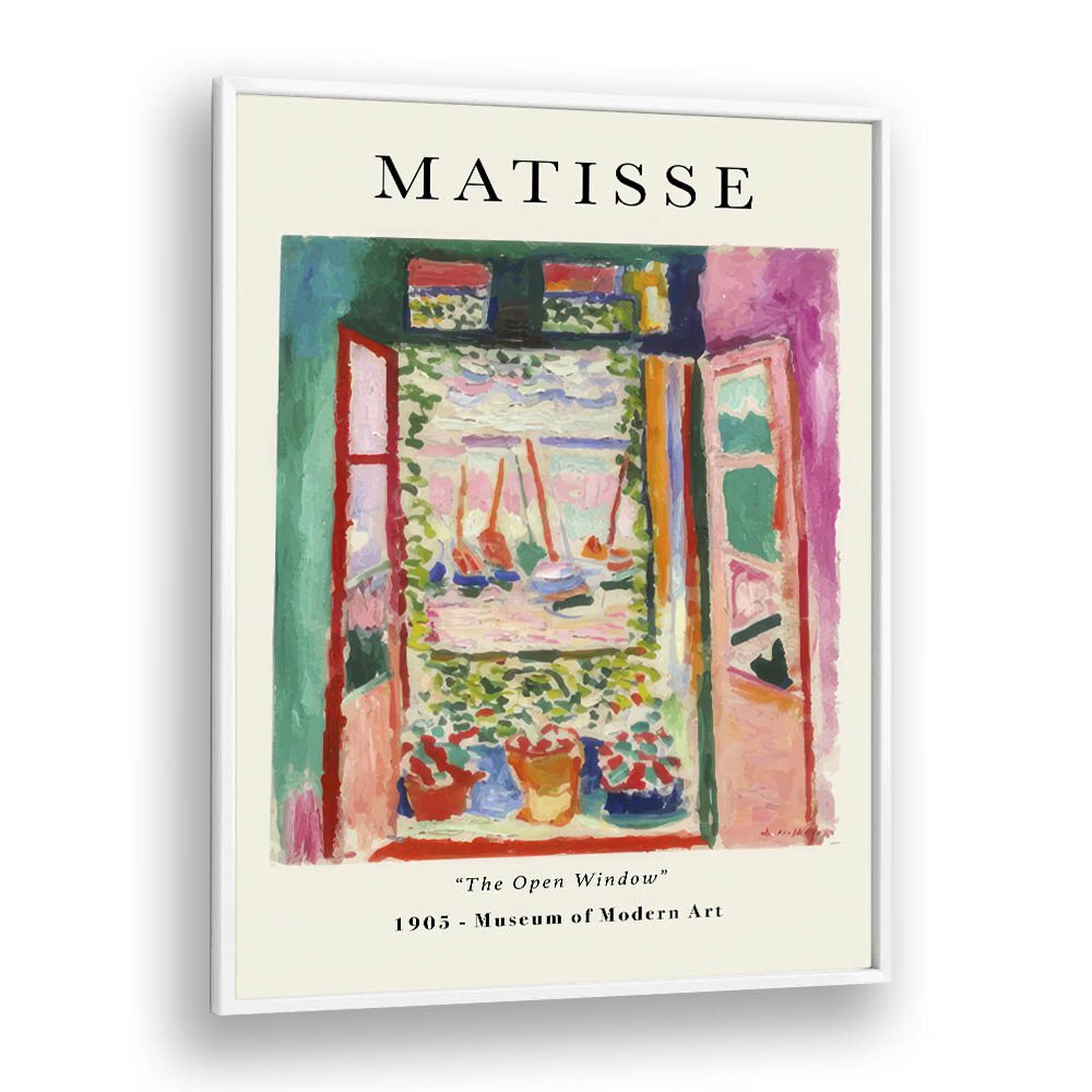 HENRI MATISSE painting - THE OPEN WINDOW, 1905: MATISSE'S PORTAL TO RADIANT MODERNISM by Asianmonk