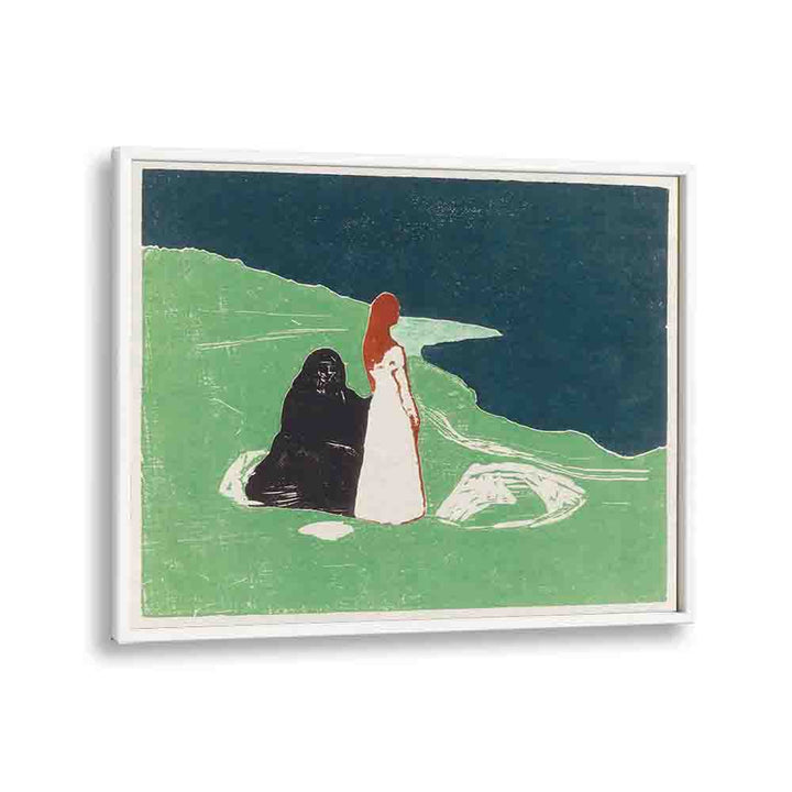  painting - TWO WOMEN ON THE SHORE (1898) by Asianmonk