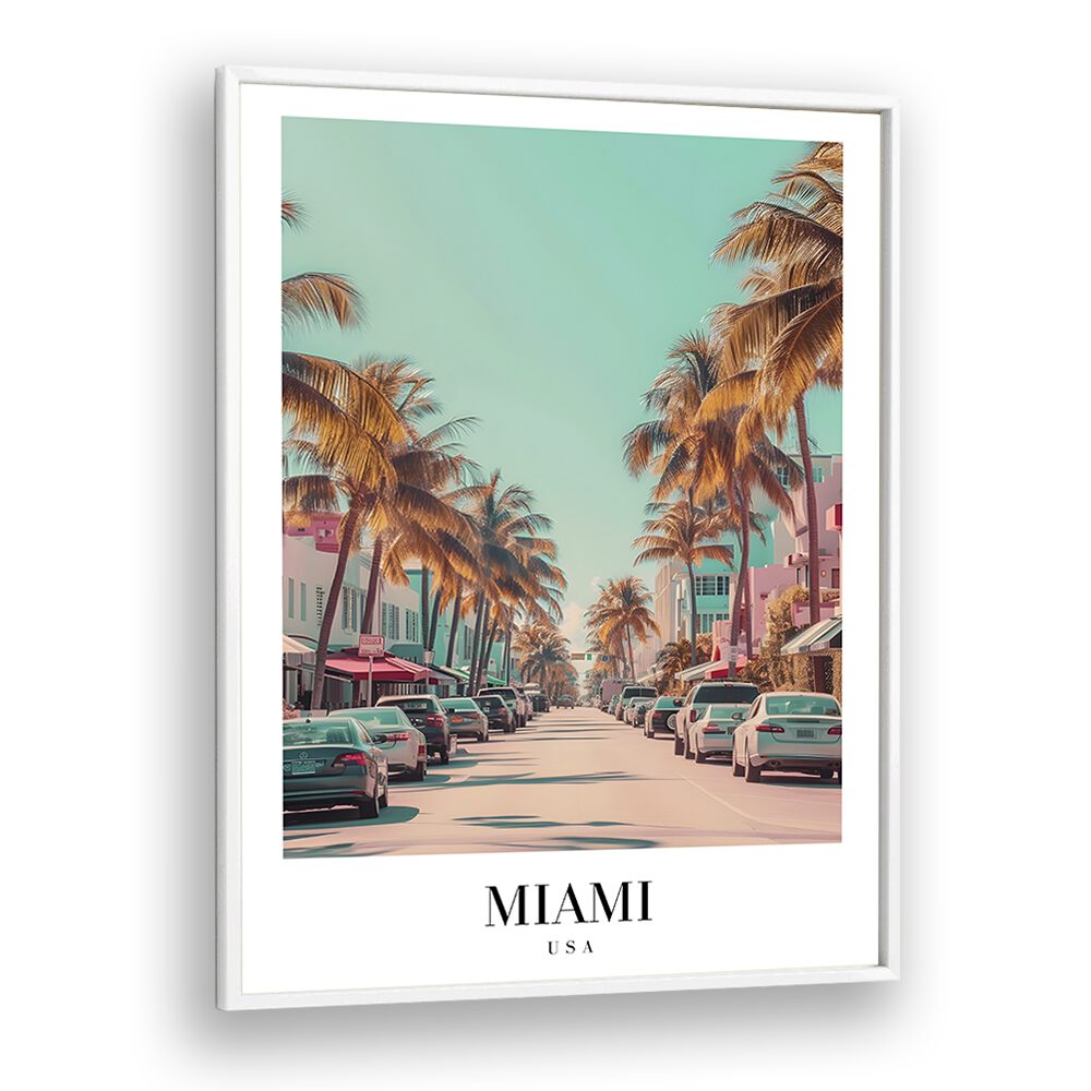 TRAVEL ART painting - MIAMI - USA by Asianmonk