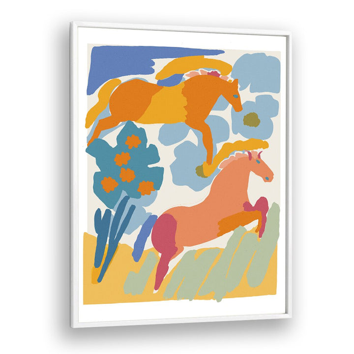 WILD HORSES BY TREECHILD, KIDS ROOM ART