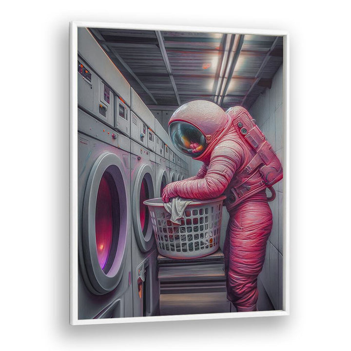 Christian Meermann painting - ASTRONAUT DOING LAUNDRY I by Asianmonk