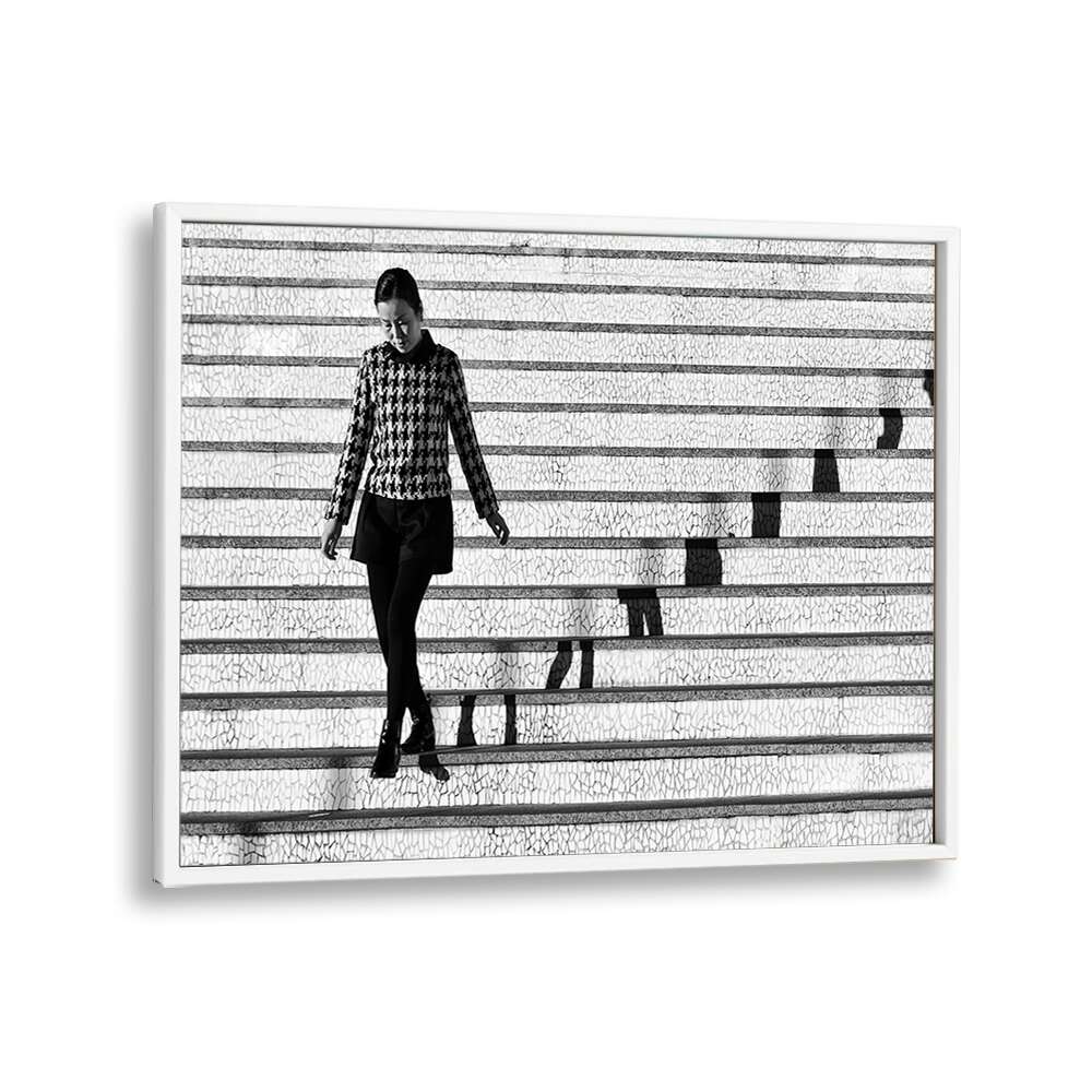 ABSTRACT painting - STAIRS II BY JUAN LUIS DURAN by Asianmonk