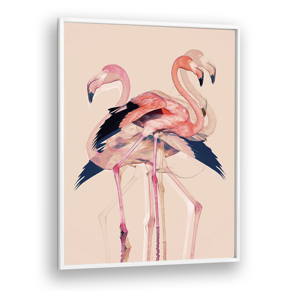 Christian Meermann painting - FLAMINGOS NR. III by Asianmonk