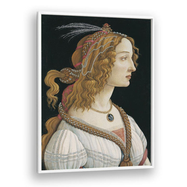 comic painting - PORTRAIT OF SIMONETTA VESPUCCI by Asianmonk