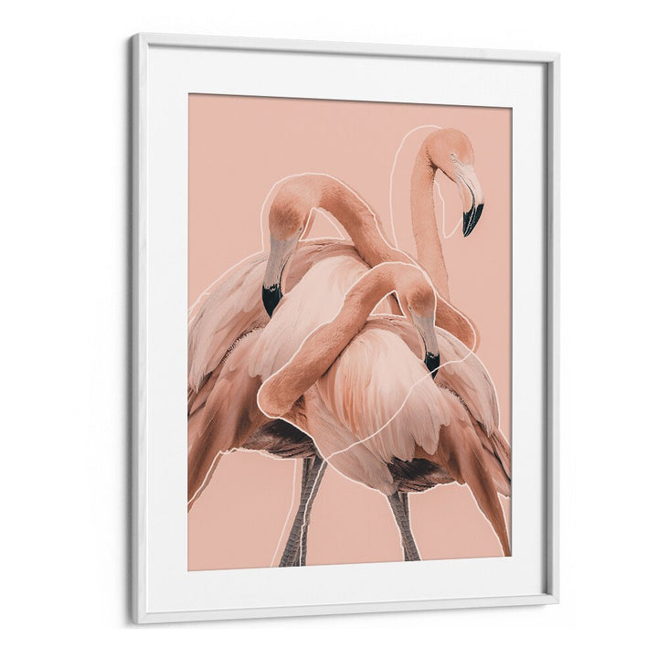 Christian Meermann painting - FLAMINGOS NR. I by Asianmonk