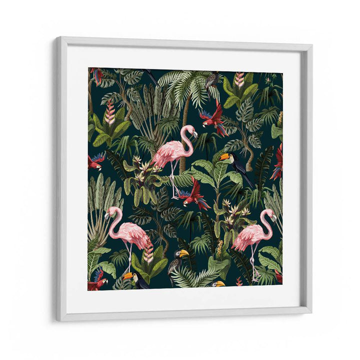 Juliya painting - BIRDS IN THE JUNGLE I by Asianmonk