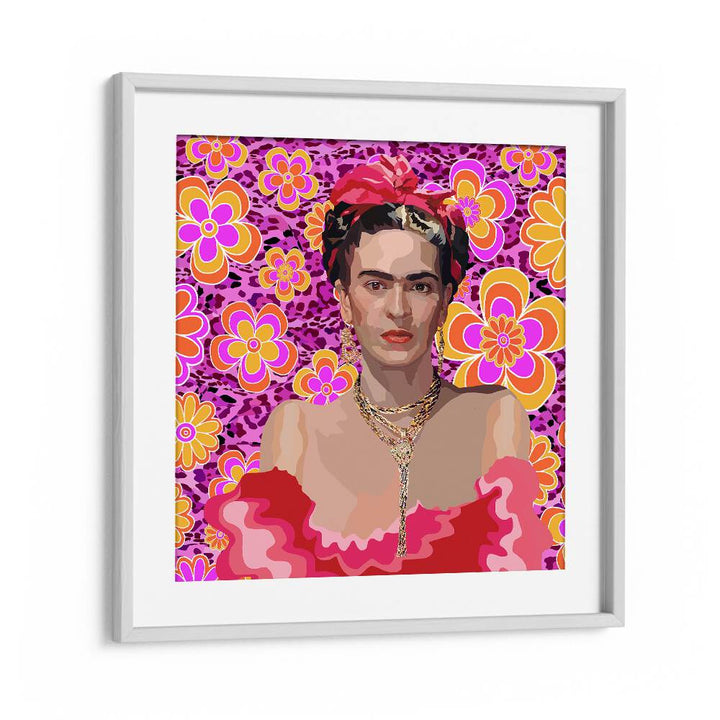 Lynnda Rakos painting - FRIDA THE QUEEN by Asianmonk