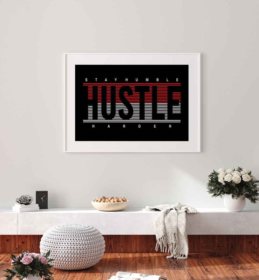 ABSTRACT painting - STAY HUMBLE HUSTLE HARDER II by Asianmonk