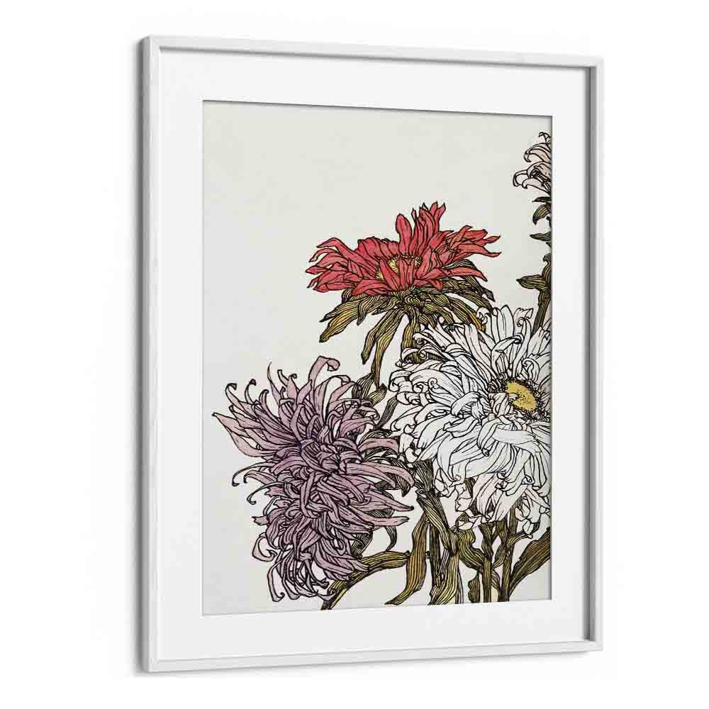 Ohara Koson painting - CHRYSANTHEMUMS by Asianmonk