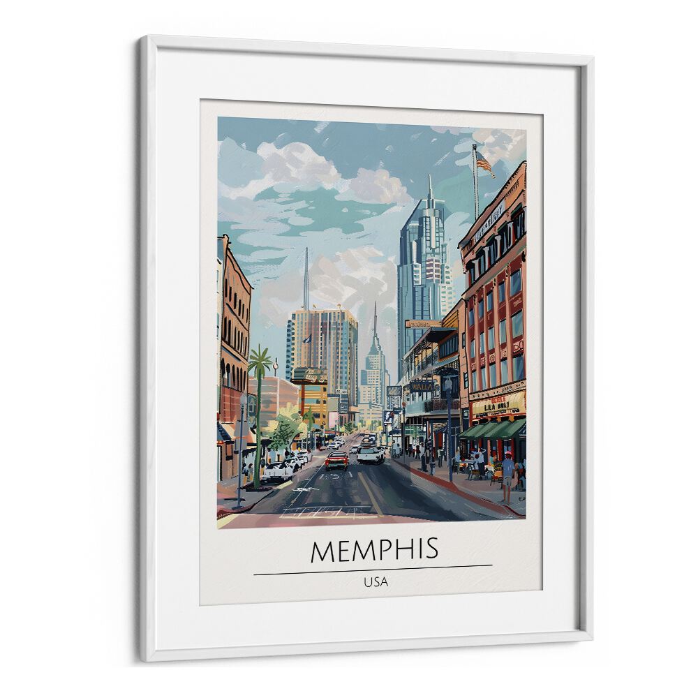 TRAVEL ART painting - MEMPHIS - USA TRAVEL ART by Asianmonk