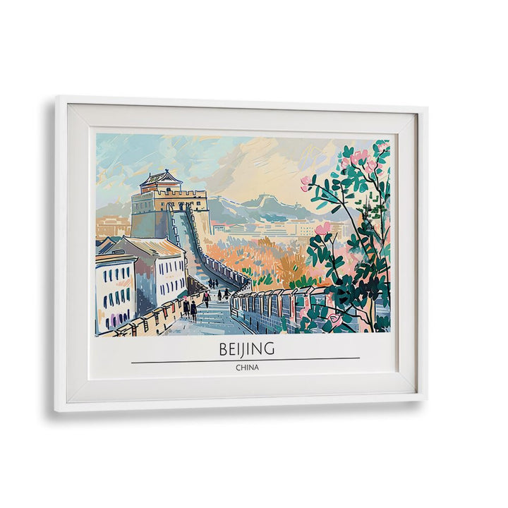 Stunning BEJING CAPITAL CITY - CHINA, TRAVEL POSTERS showcasing the Great Wall's beauty and vibrant culture.