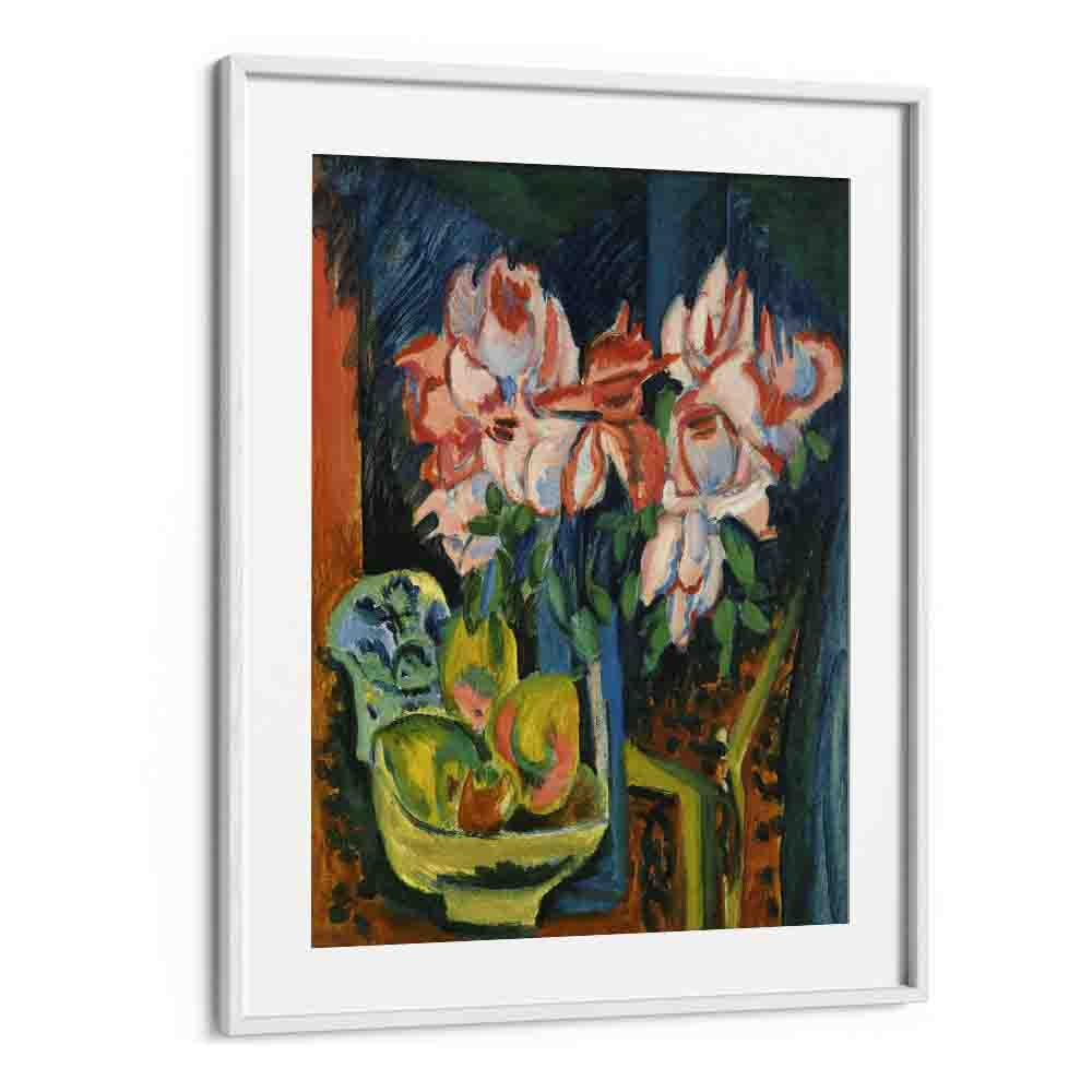 paul klee painting - ERNST LUDWIG KIRCHNER'S PINK ROSES (1918) by Asianmonk