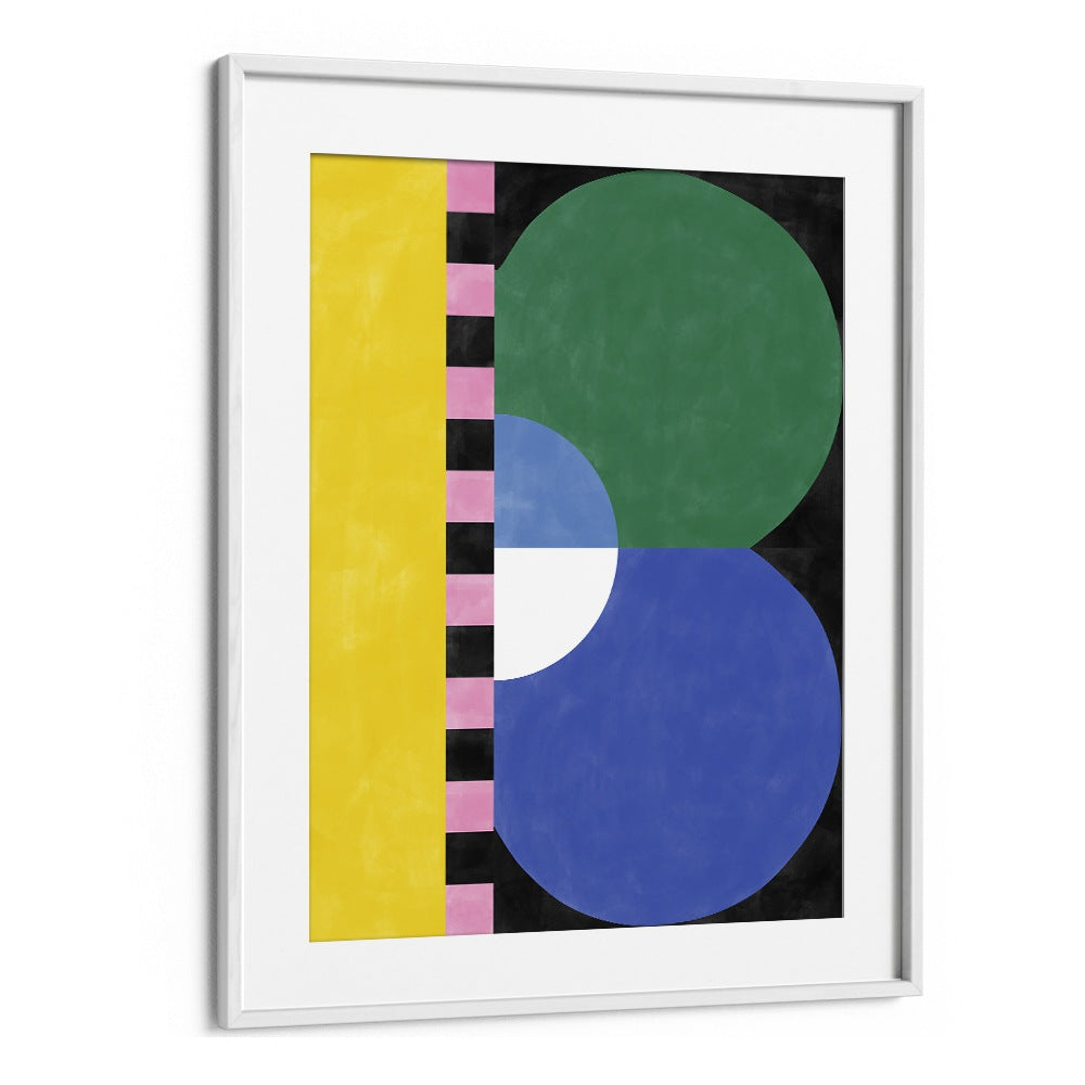 TWIN CIRCLES BY ELENA RISTOVA, ABSTRACT ART PRINTS