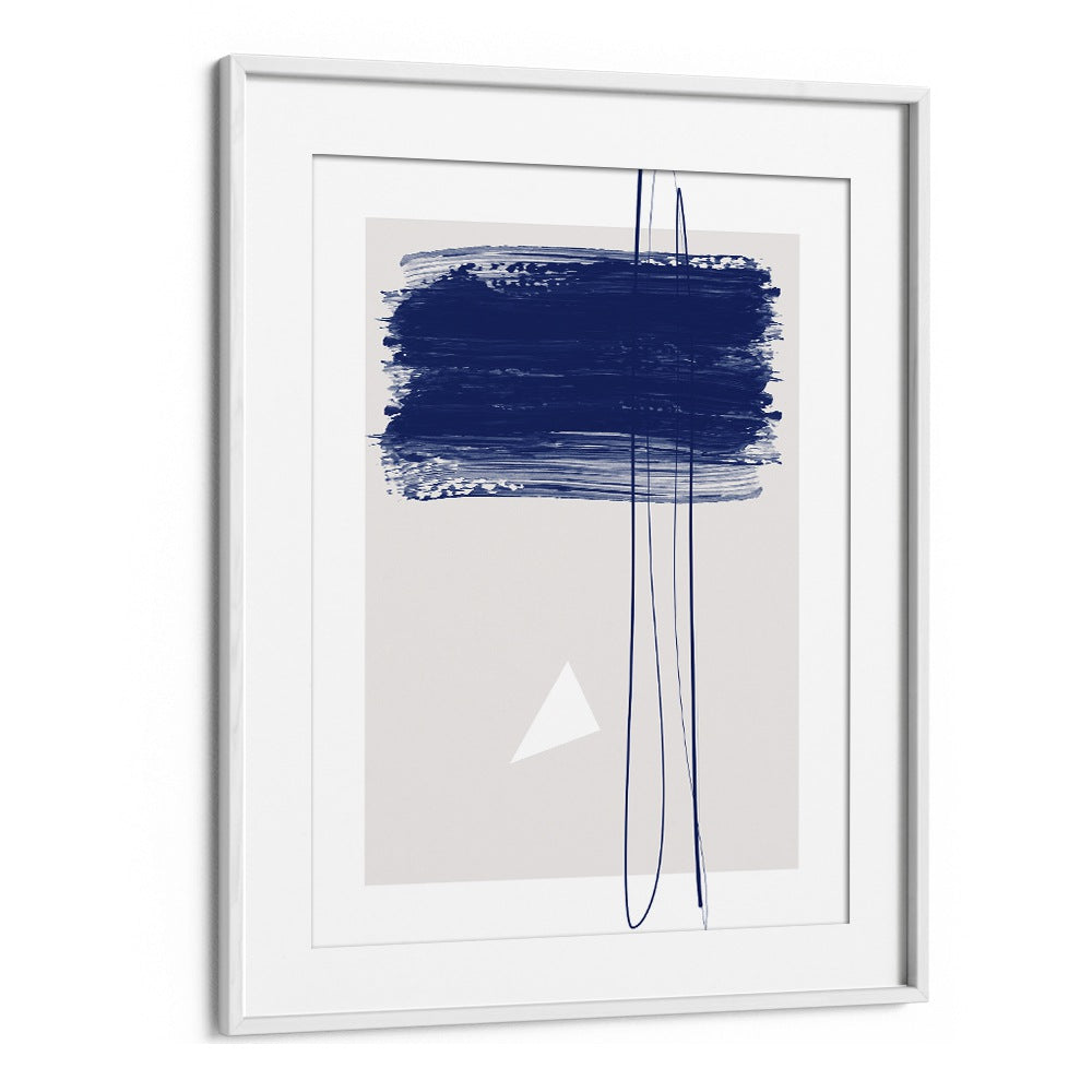 Elegant BLUE BRUSH STROKES, ABSTRACT PAINTINGS by Elena Ristova, perfect for transforming your space with creativity.