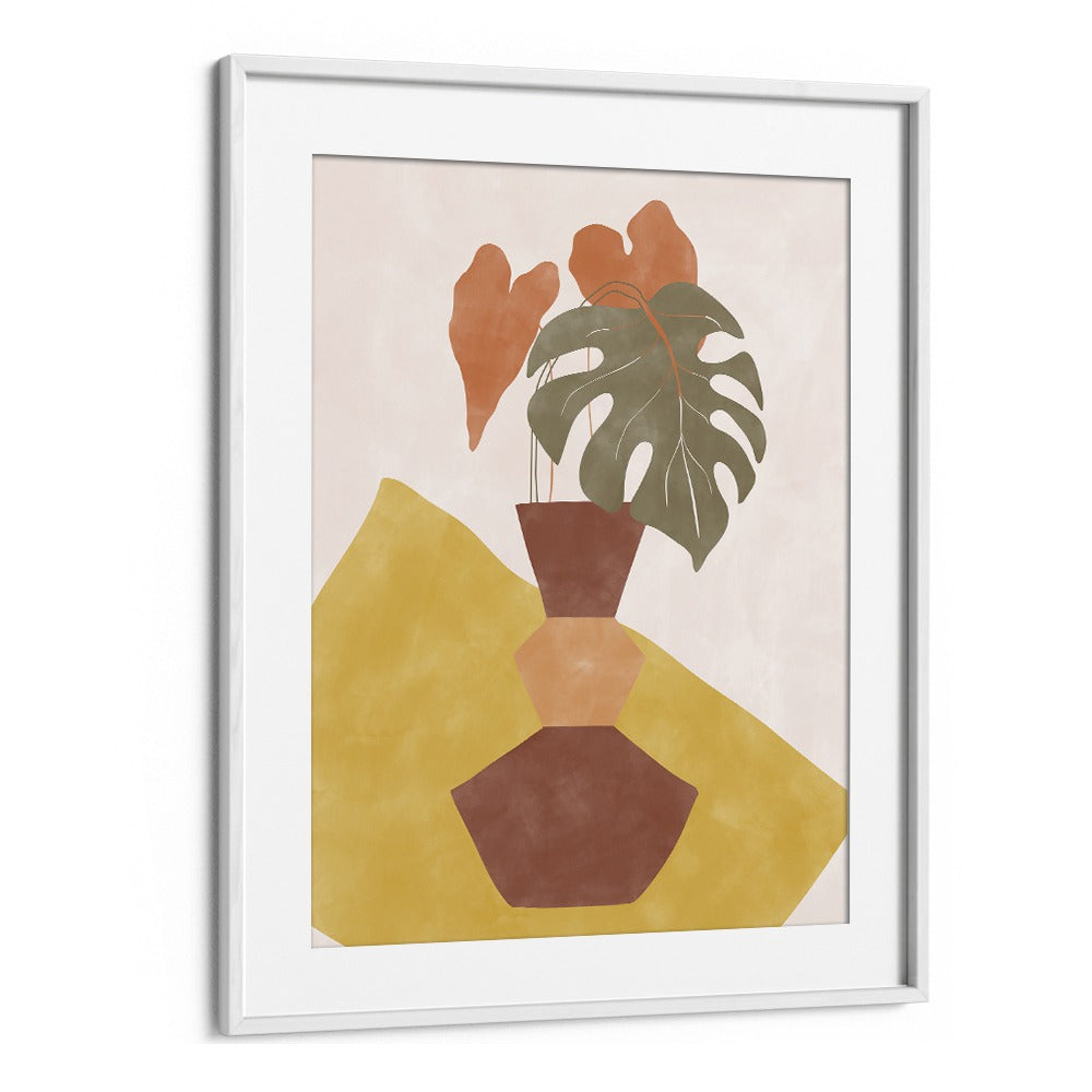 BROWN FLOWER POT BY ELENA RISTOVA, ART PRINTS