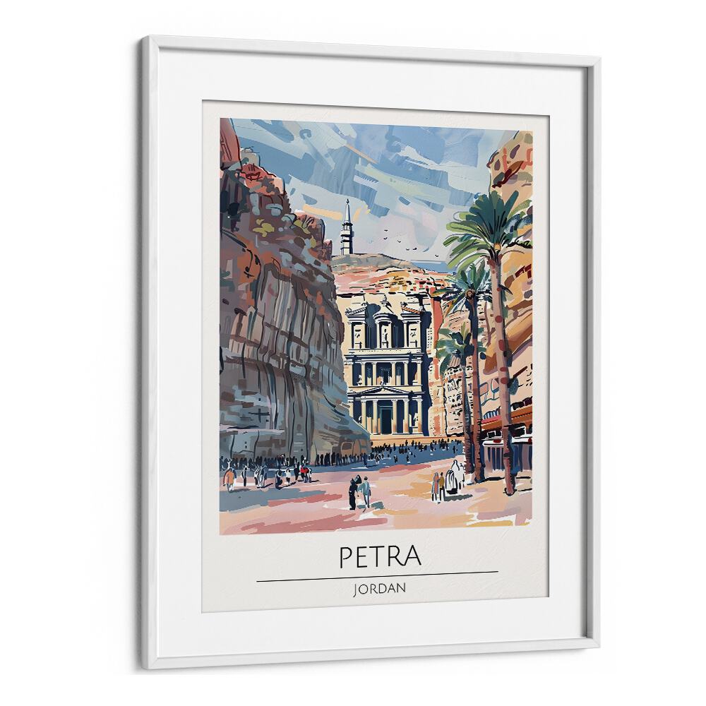 TRAVEL ART painting - PETRA - JORDAN TRAVEL ART by Asianmonk