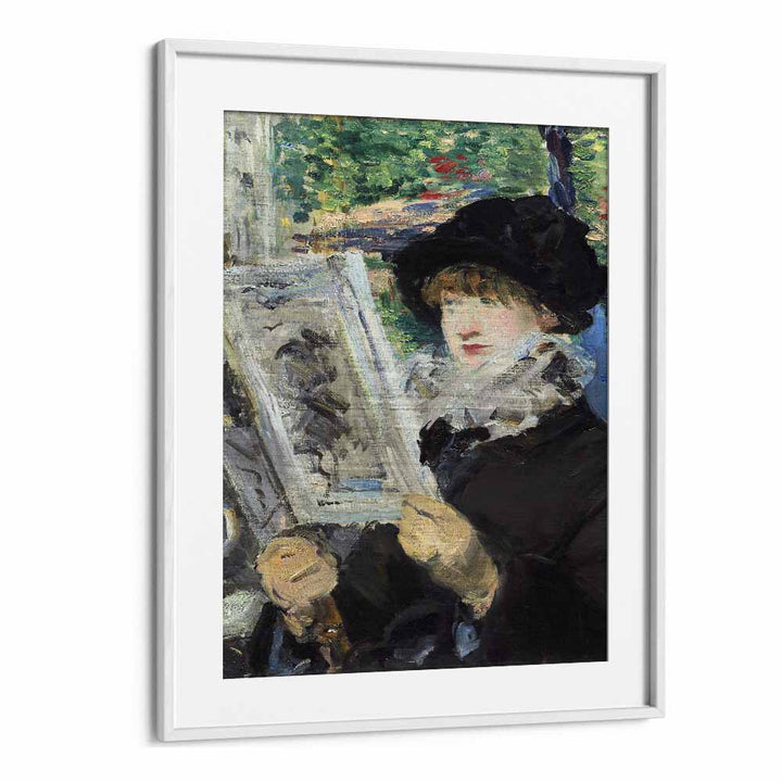 Edouard Manet painting - EDOUARD MANET (WOMAN READING) 1880 - 81 by Asianmonk