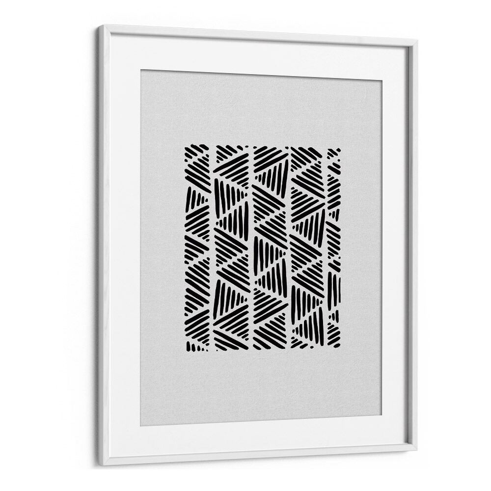 BLACK AND WHITE ABSTRACT I