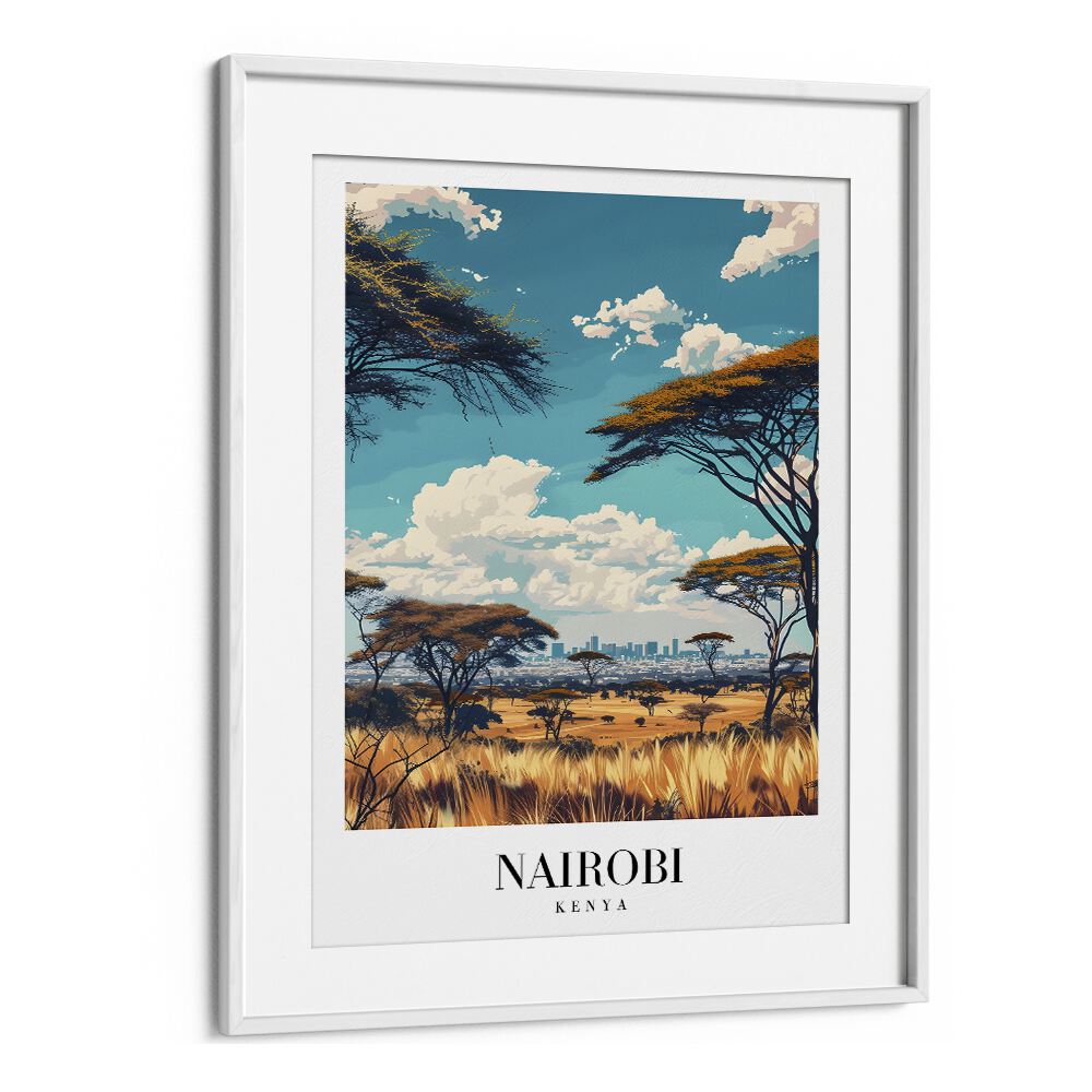 TRAVEL ART painting - NAIROBI - KENYA by Asianmonk