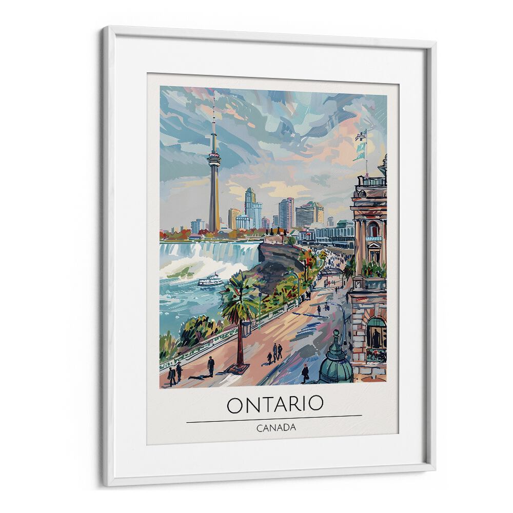 TRAVEL ART painting - ONTARIO - CANADA TRAVEL ART by Asianmonk