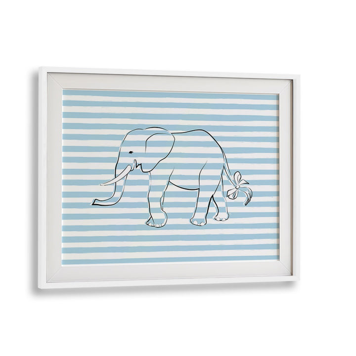 STRIPE ELEPHANT BY MARTINA KIDS ROOM ART