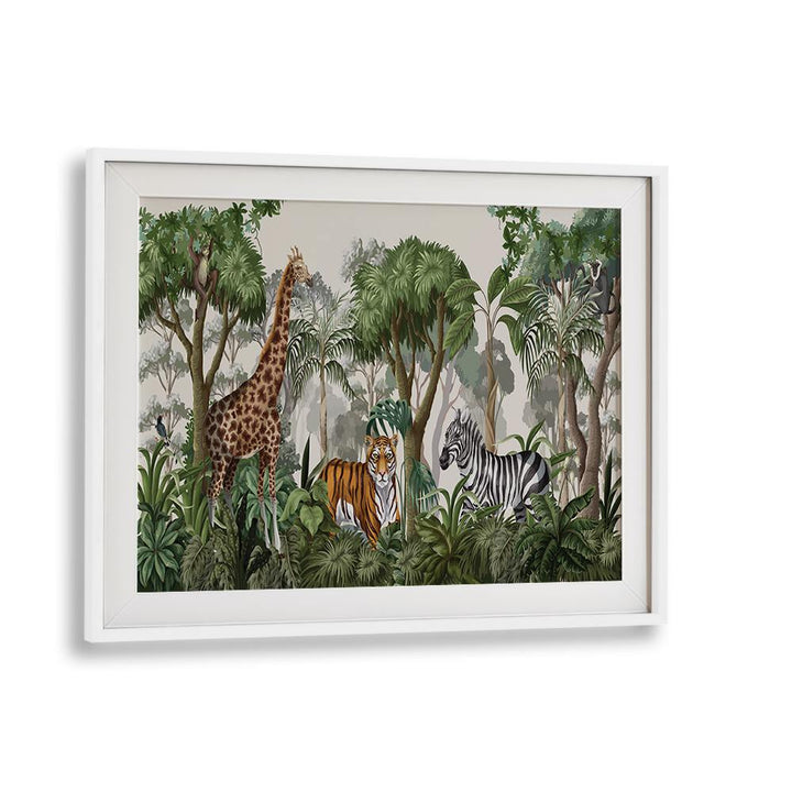 kids painting - DEEP JUNGLE WALK by Asianmonk