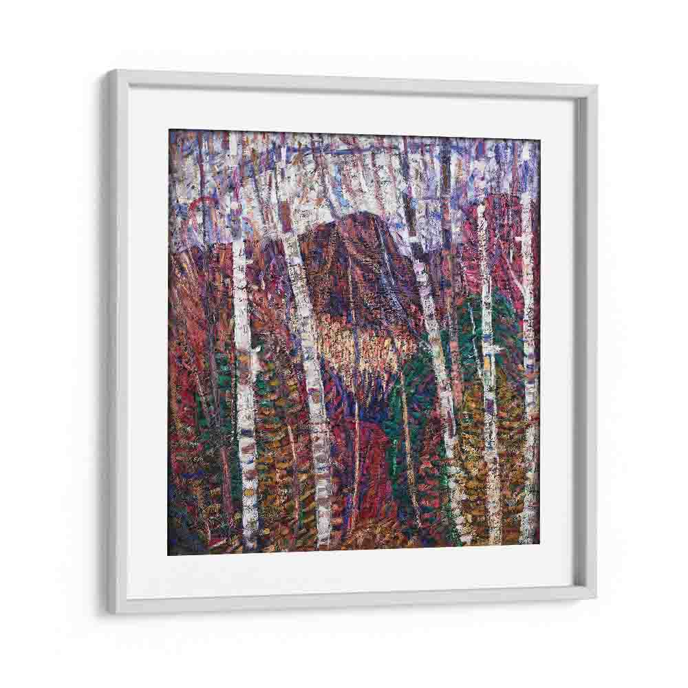 pop art painting - WHITE BIRCHES (CA. 1908) by Asianmonk