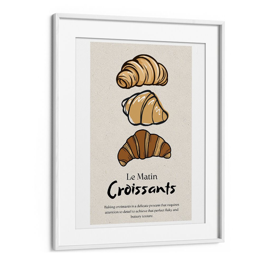 kitchen painting - LE MATIN CROISSANTS I by Asianmonk