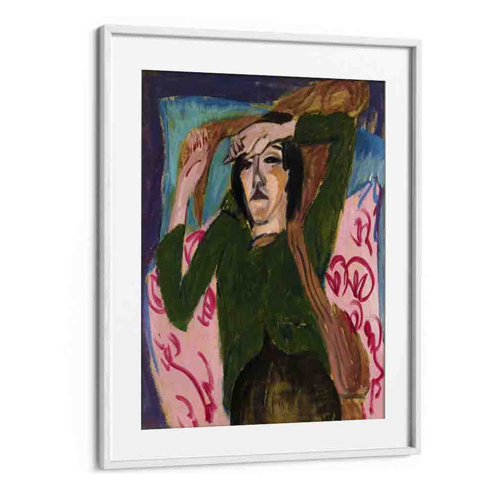 ERNST LUDWIG KIRCHNER'S WOMAN IN THE GREEN BLOUSE (CA. 1912–1913)