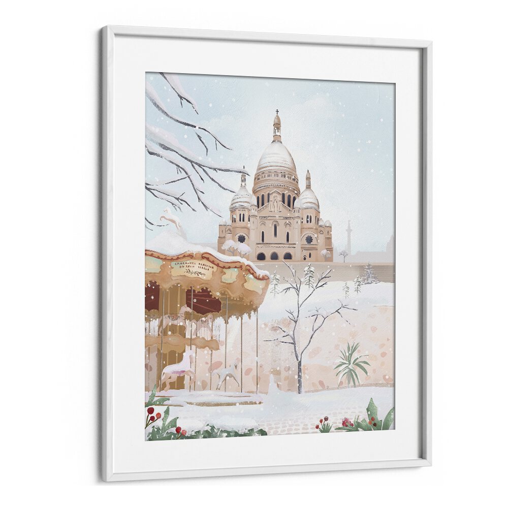 kitchen painting - WINTER IN PARIS BY PETRA LIDZE by Asianmonk