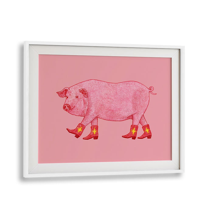 MARJORIE THE COWGIRL PIG , KIDS ROOM PAINTINGS