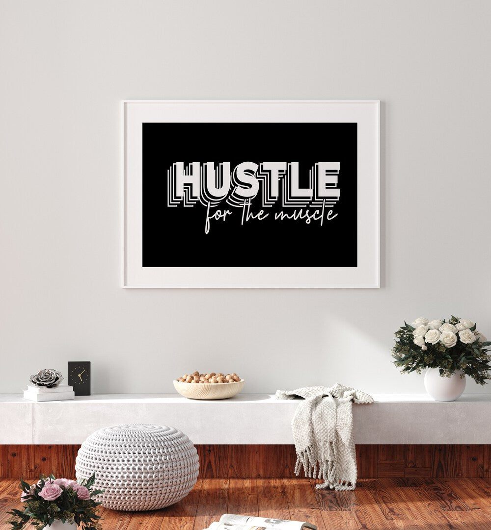 ABSTRACT painting - HUSTLE FOR THE MUSCLE by Asianmonk