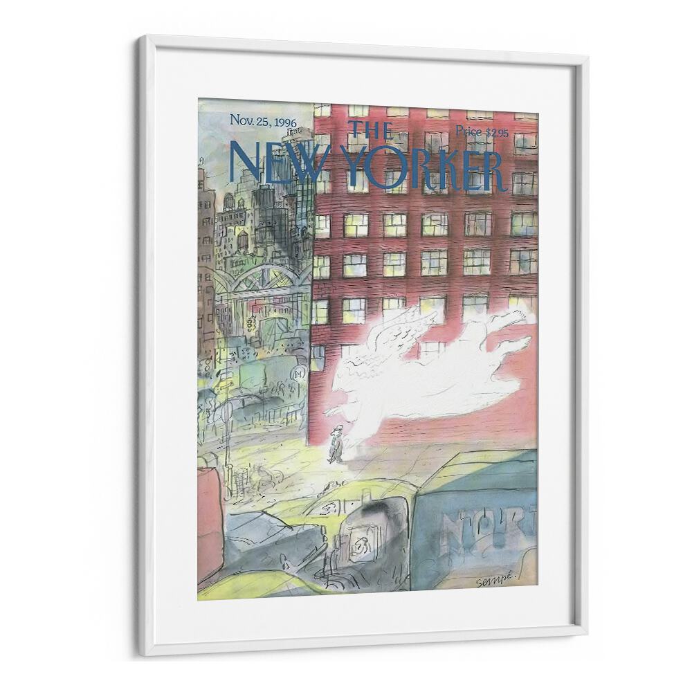 VINTAGE MAGAZINE COVER, NEW YORKER MAGAZINE POSTER - 1996 ISSUE II